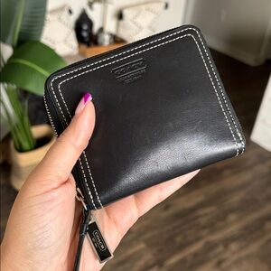 🖤🪪VTG COACH Legacy Zip French Wallet🪪🖤